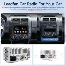 Leadfan touchscreen close-up demonstrating responsive touch controls