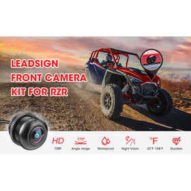 Leadsign camera daytime sample image showing sharp 720P forward detail