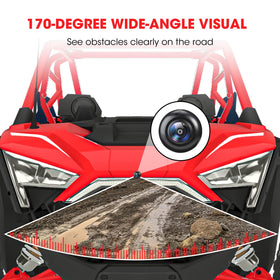 Leadsign camera lens close-up emphasizing 170° wide-angle field of view