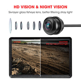 Leadsign camera sealed housing close-up demonstrating IP67 water resistance