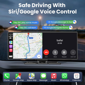 Leadtree dual-screen display enables multitasking on the go.