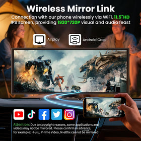 Leadtree Mirror Link supports Android and iOS for screen mirroring
