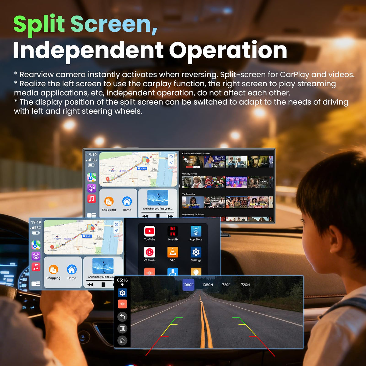Leadtree video streaming apps bring YouTube, Netflix, and TikTok to your car.