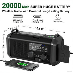 Leaton rear label and USB-C port for charging devices and battery status