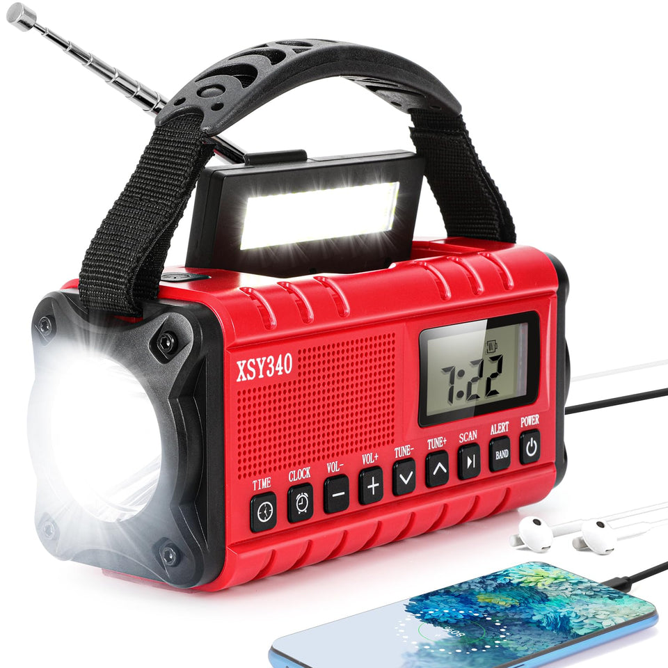 Leaton front packaging showing radio face and LCD, helps quick identification