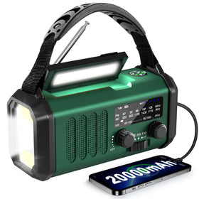 Leaton front panel showing radio tuner and speaker for clear weather alerts