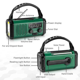Leaton 48-LED reading lamp lit inside tent, bright hands-free lighting