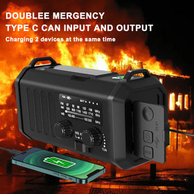 Leaton placed in an emergency kit outdoors for reliable off-grid power