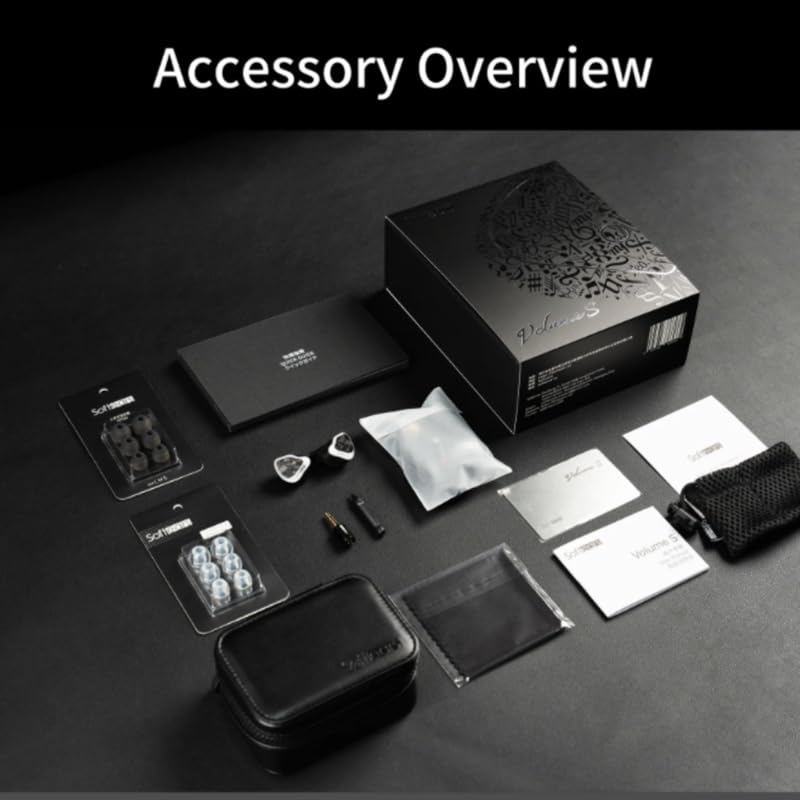 Volume S dual tuning mode switch enabling adaptable listening experiences.