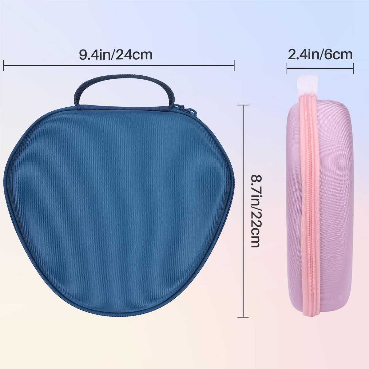 Lebakort AirPods Max case compact form slips into bags effortlessly.