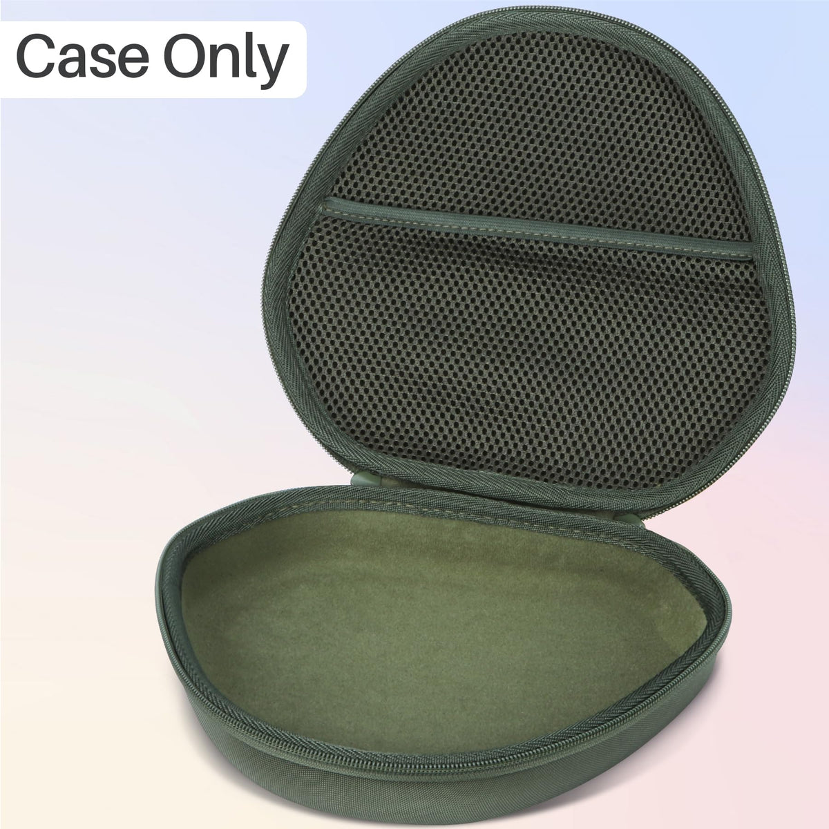 Lebakort AirPods Max case lower compartment securely holds headphones
