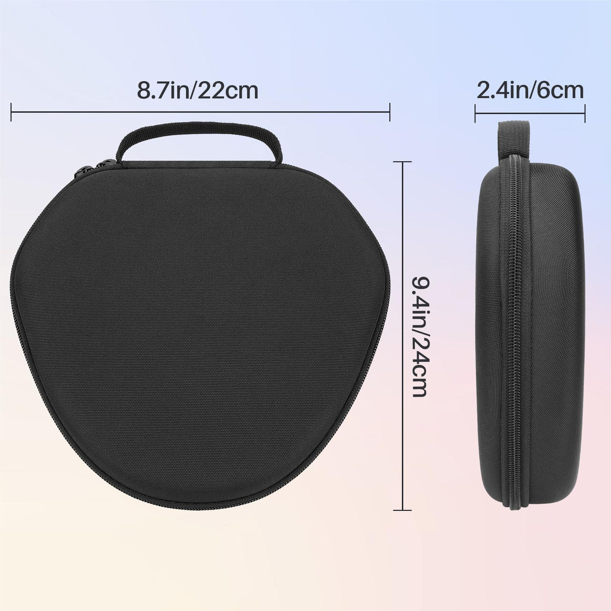 Lebakort AirPods Max hard case carrying handle for easy transport