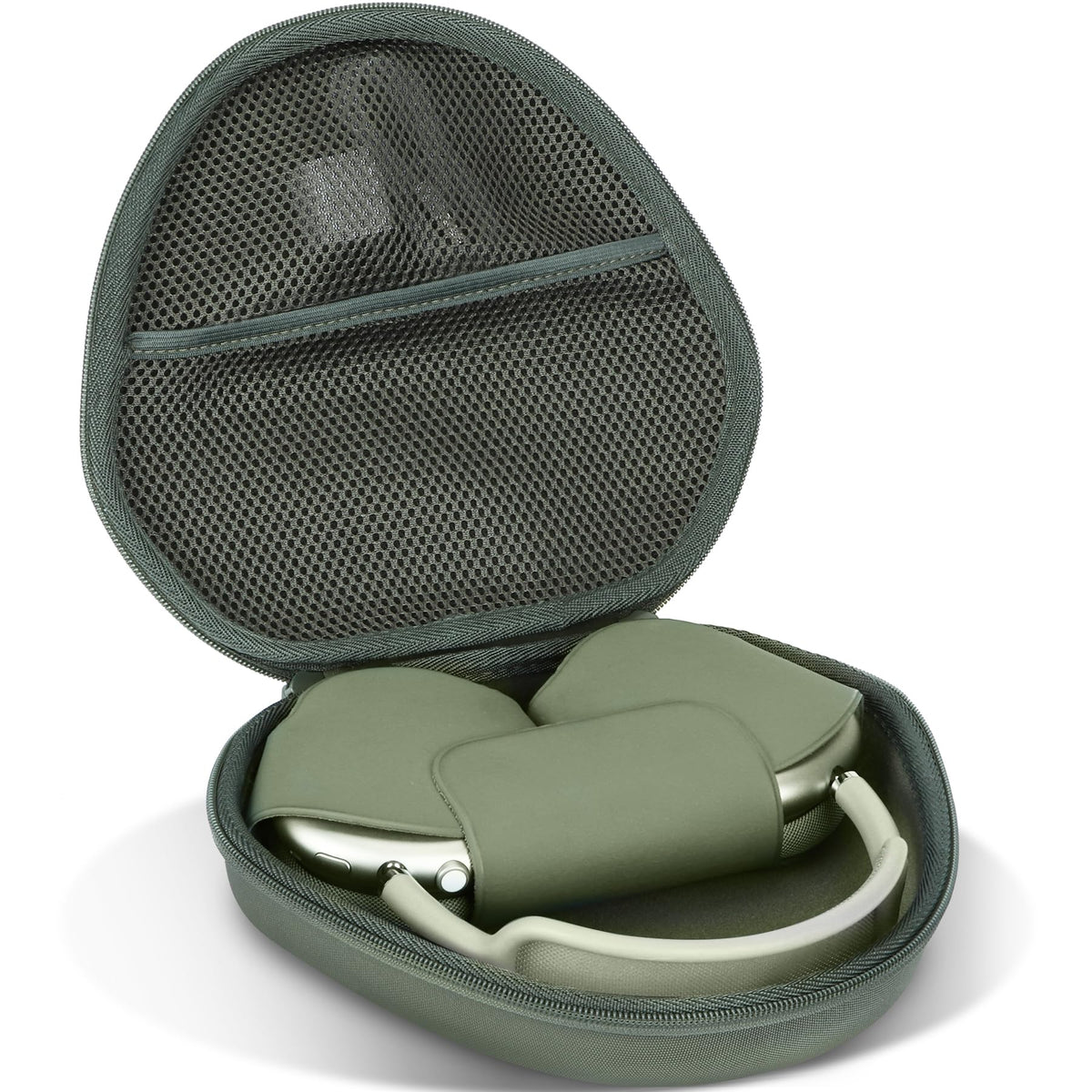 Lebakort AirPods Max hard case exterior with rugged protection and water resistance