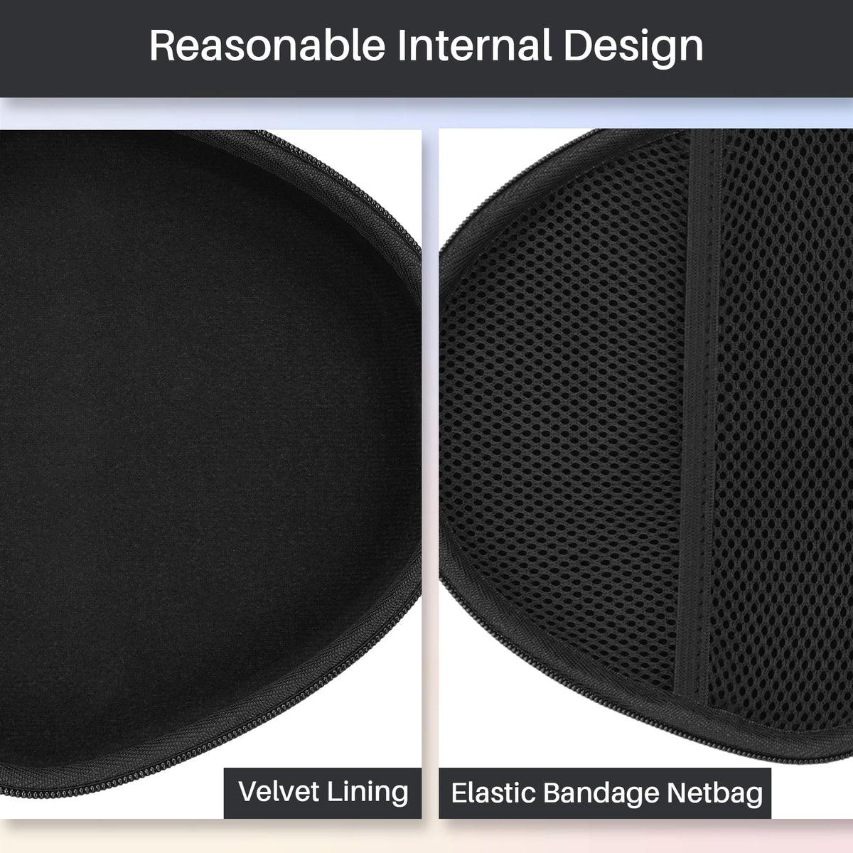 Lebakort AirPods Max hard case velvet interior protects against scratches