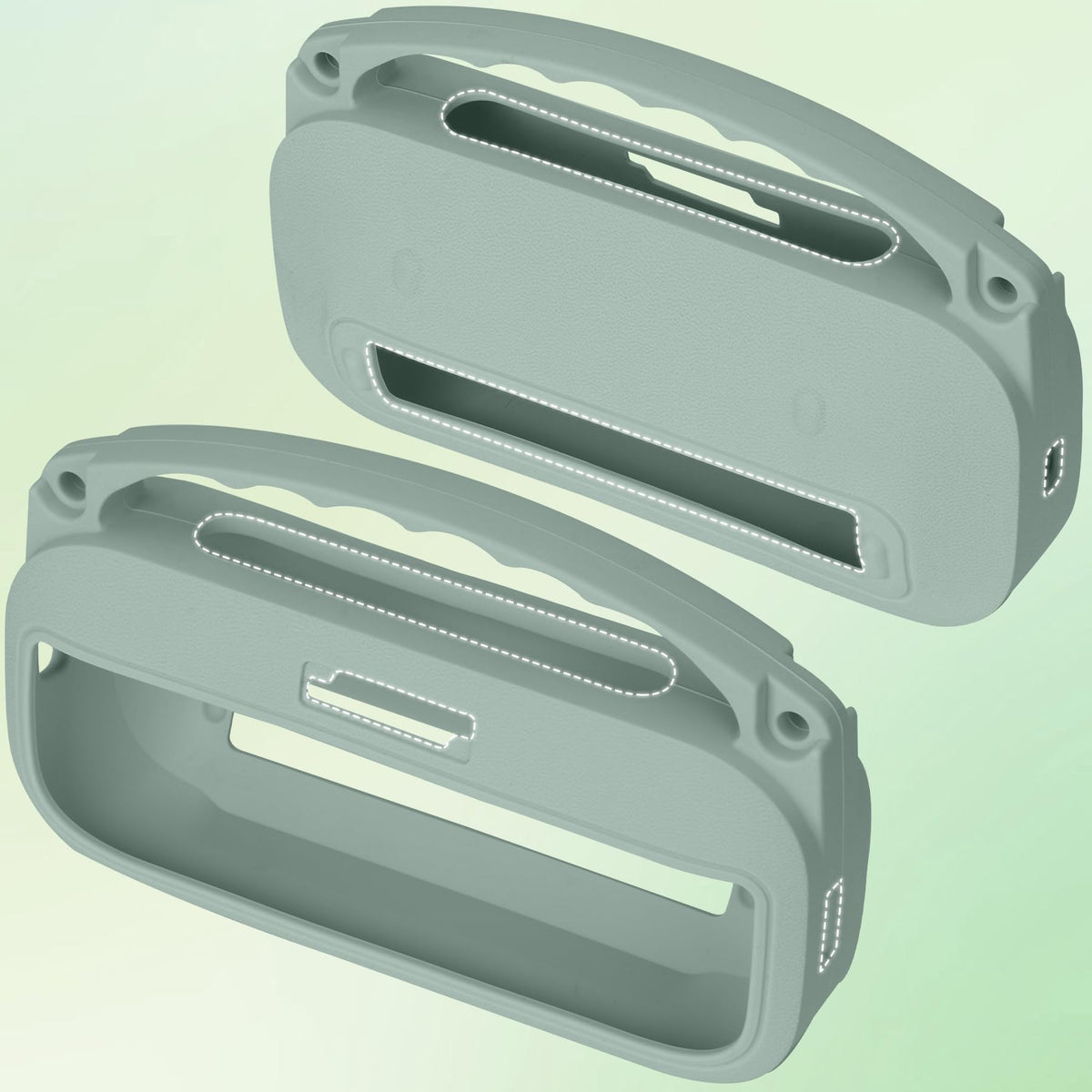 Buttons and ports accessible with Lebakort Alpine Sage cover on Bose SoundLink Flex