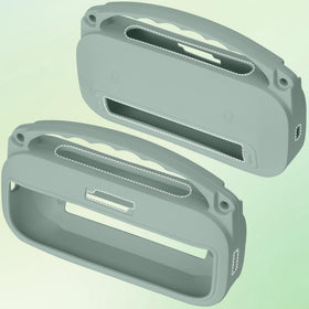 Buttons and ports accessible with Lebakort Alpine Sage cover on Bose SoundLink Flex