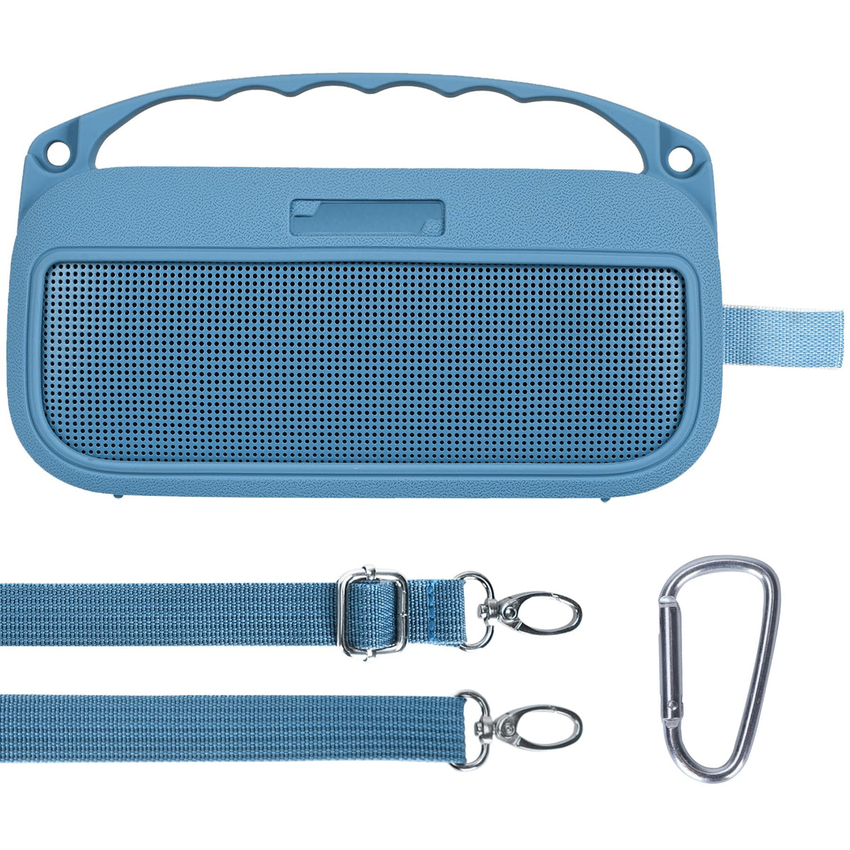 Lebakort blue-dusk cover for Bose SoundLink Flex offers drop protection and sleek style.