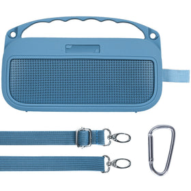 Lebakort blue-dusk cover for Bose SoundLink Flex offers drop protection and sleek style.