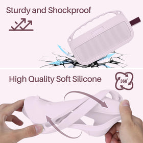 Lebakort compact-fit silicone cover hugs the Bose SoundLink Flex 2nd Gen closely.