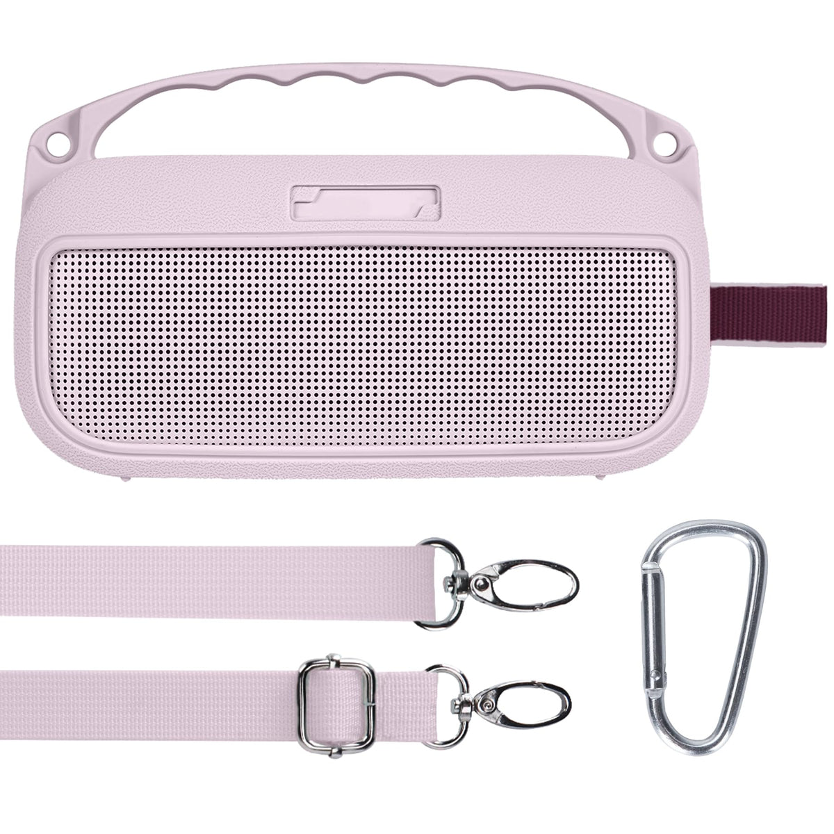 Lebakort Bose SoundLink Flex 2nd Gen Petal Pink cover on speaker adds protection with a clean fit.