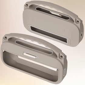 Lebakort silicone cover with ergonomic handle shown for easy carrying