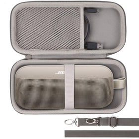 Lebakort Bose SoundLink Flex case with mesh pocket under lid for accessories