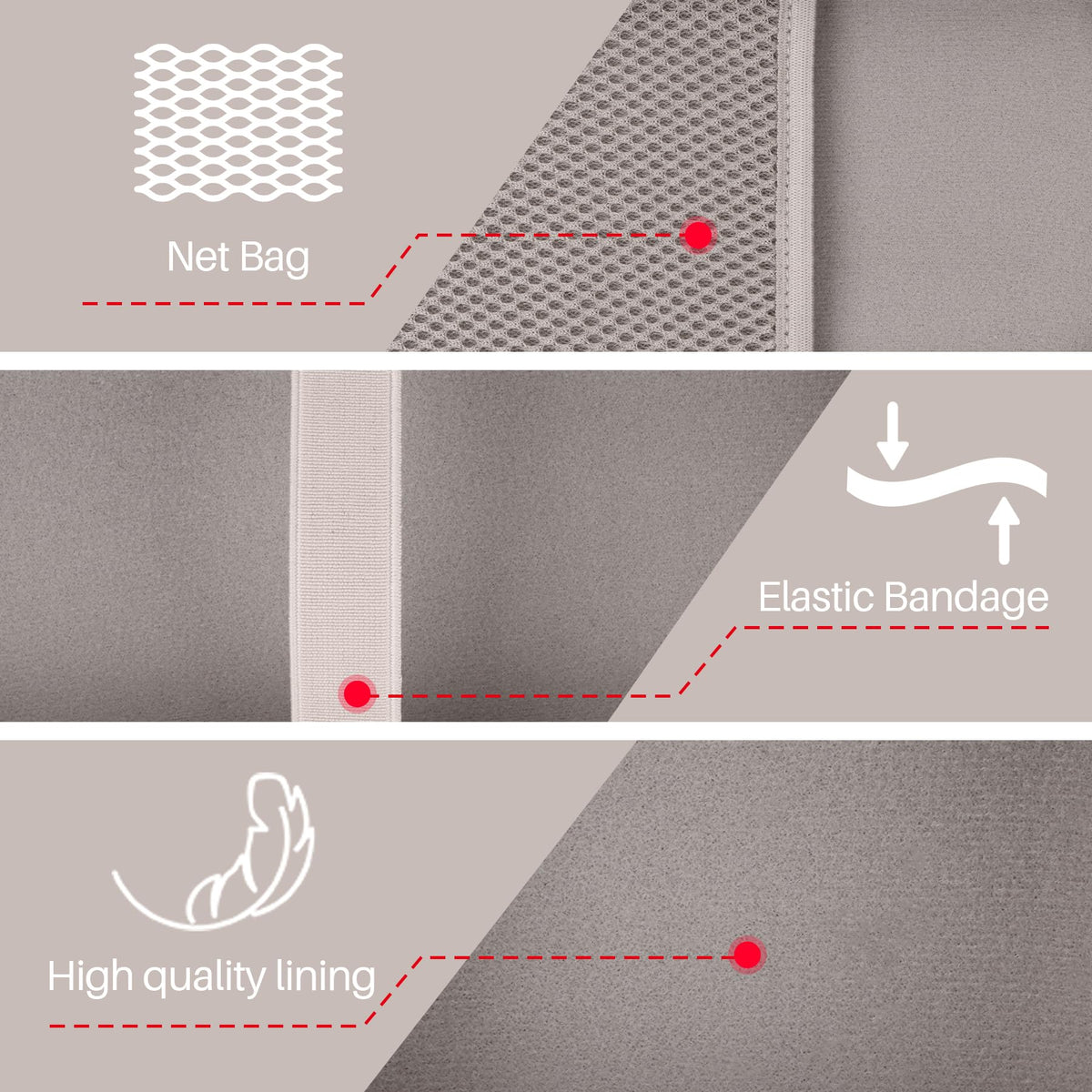 Lebakort Bose SoundLink Flex case highlighting water resistance feature