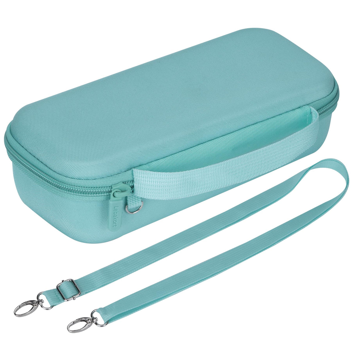 Lebakort mint green carrying handle for easy hand carry.