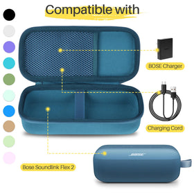 Lebakort Bose SoundLink Flex mesh pocket under lid for cables