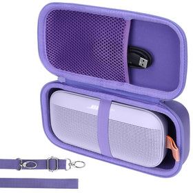 Upper mesh pocket keeps cables and chargers neatly organized.