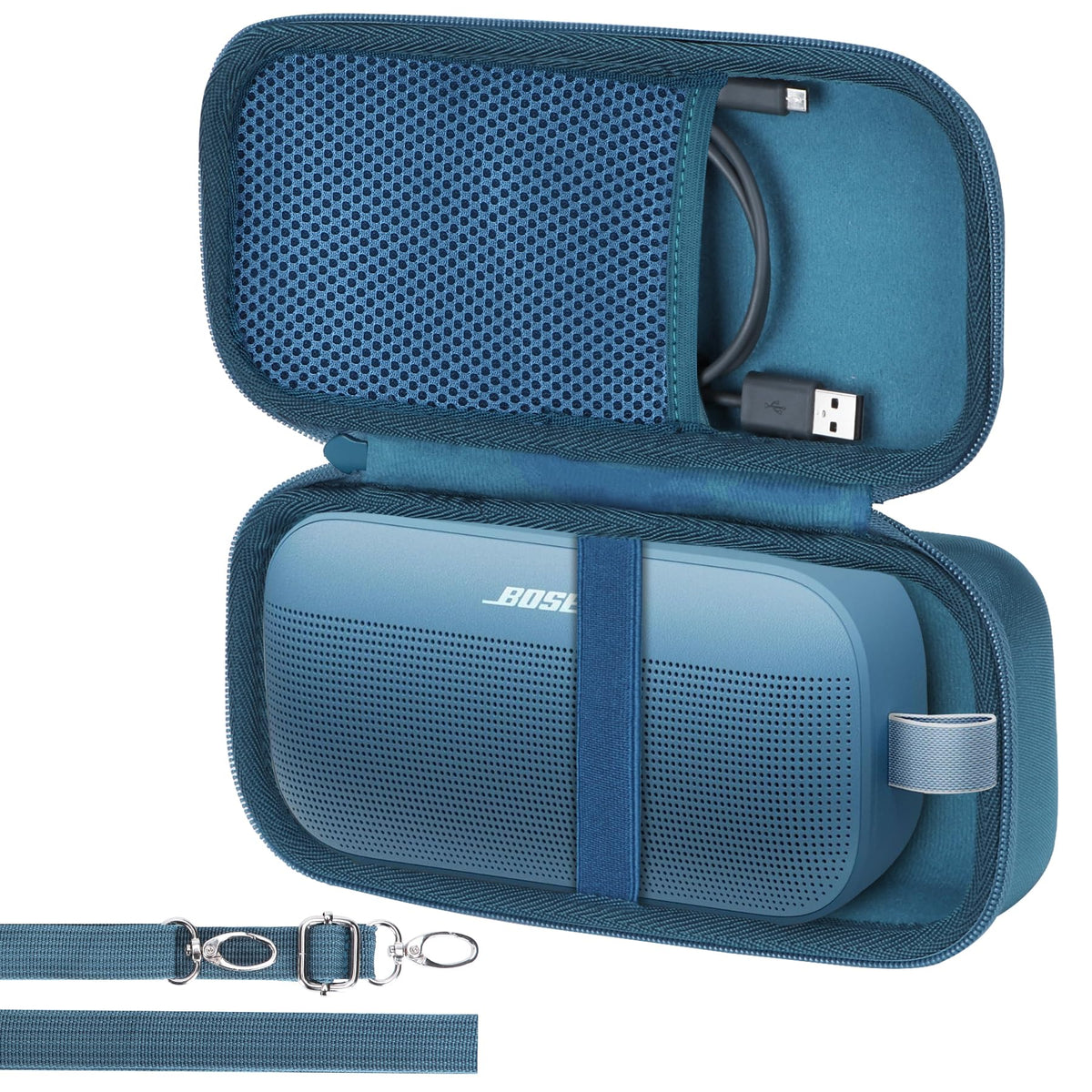 Lebakort Bose SoundLink Flex interior velvet lining prevents scratches