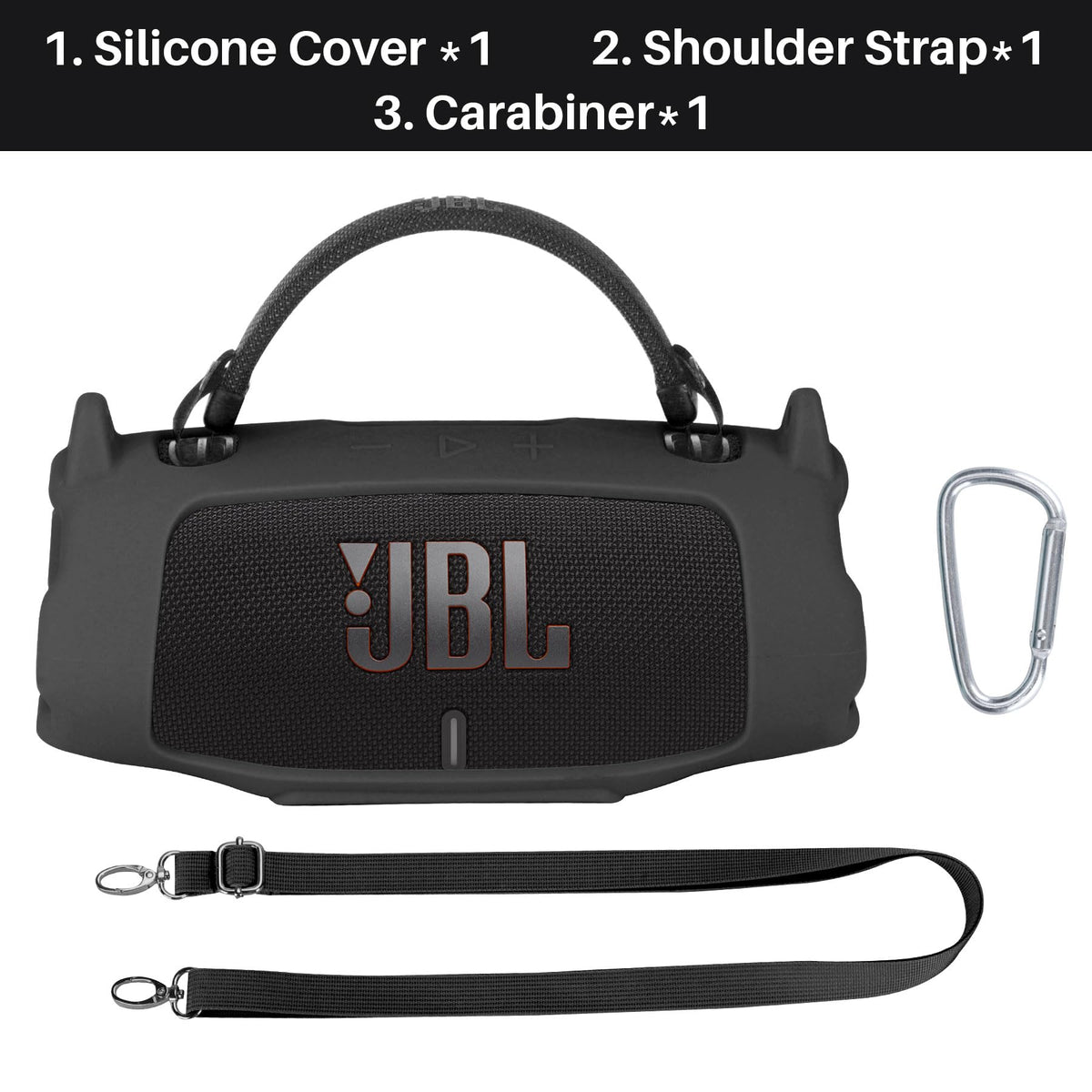 Lebakort Charge 6 carabiner securely attaches to backpacks or belts.