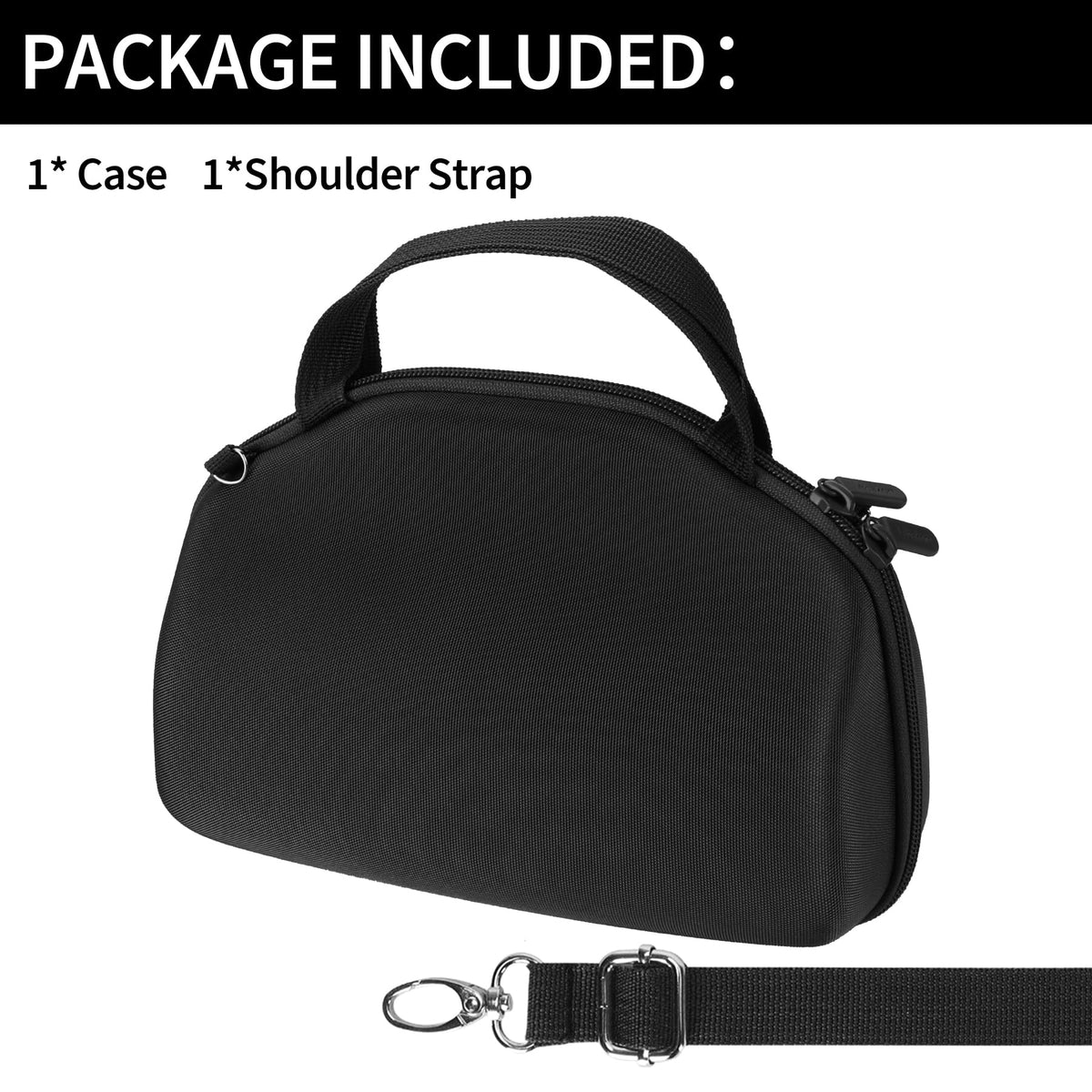 Lebakort Charge 6 case with dedicated middle compartment for cables and accessories.