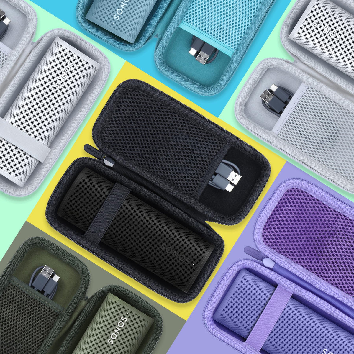 Lebakort gift-ready packaging adds style to your Sonos Roam setup.