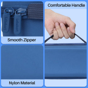 Lebakort smooth zipper for quick access to your Blue Tees Player+ GPS speaker