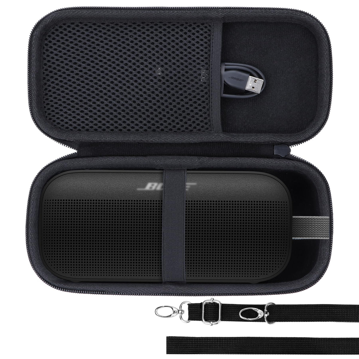 Lebakort hard case for Bose SoundLink Flex front view rugged protection