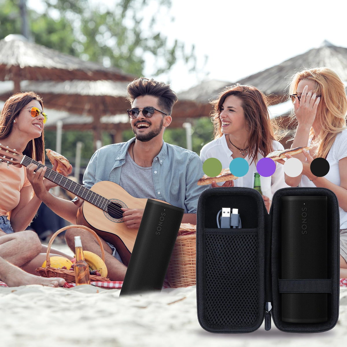Lebakort case offers stylish, gift-ready protection for Sonos Roam owners.