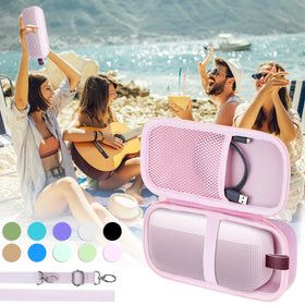 Petal pink style complements the Bose SoundLink Flex aesthetic