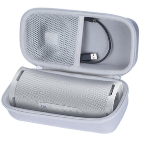 Lebakort hard case for Sony ULT Field 1 side view shields the speaker from bumps in transit.
