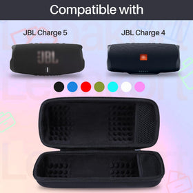 Lebakort JBL Charge 5 case soft interior padding cushions the speaker