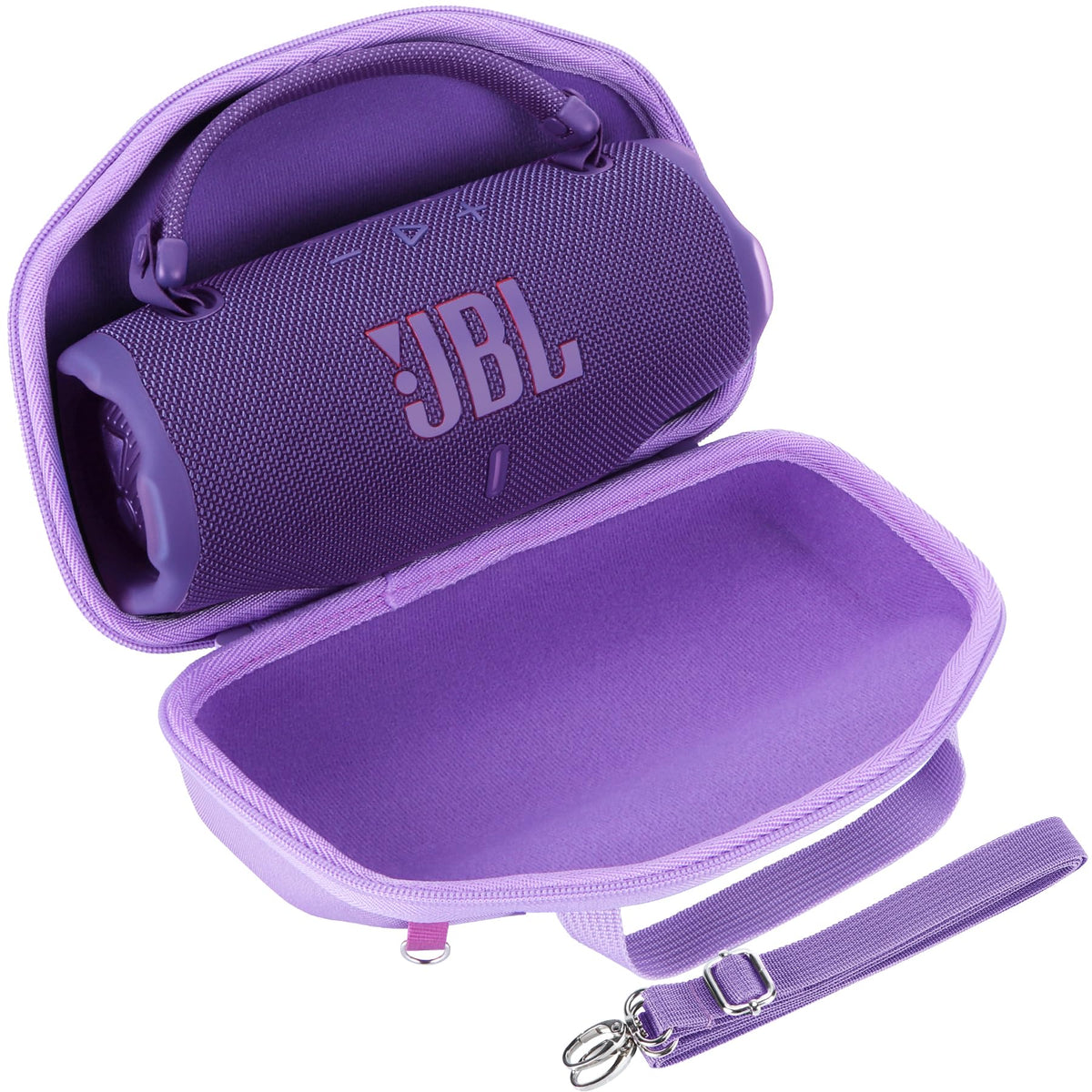 Lebakort Charge 6 case side pocket stores cables and small accessories