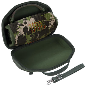 Lebakort JBL Charge 6 hard case waterproof seal shields against splashes during travel.