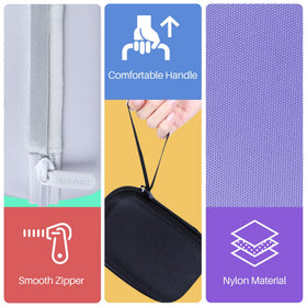 Lebakort JBL Clip 5 case carry-handle makes transport effortless.