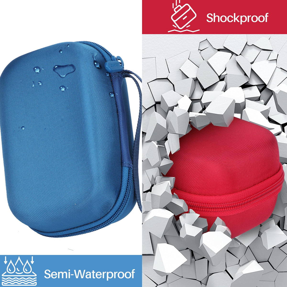 Lebakort JBL Clip 4/5 case compact-fit for travel.
