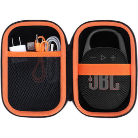 Lebakort JBL Clip 4/5 hard-shell case safeguards your speaker on the go.