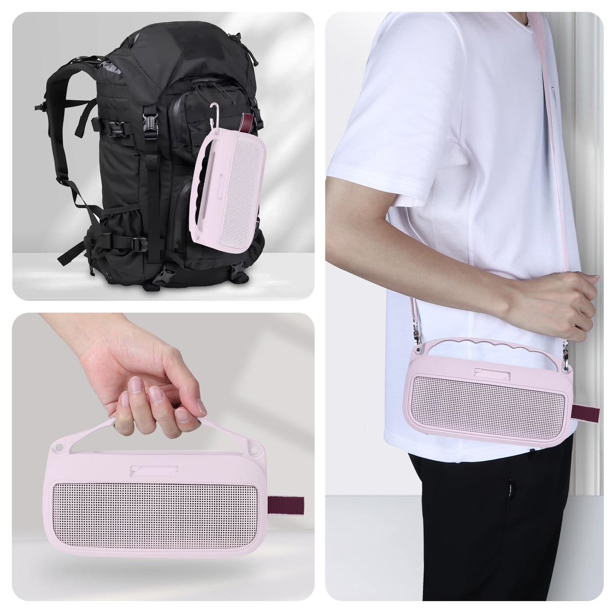 Lebakort Petal Pink silicone cover packaging display showcasing color and style.
