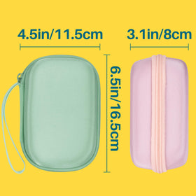 Lebakort Sage Green case anti-static soft lining interior.