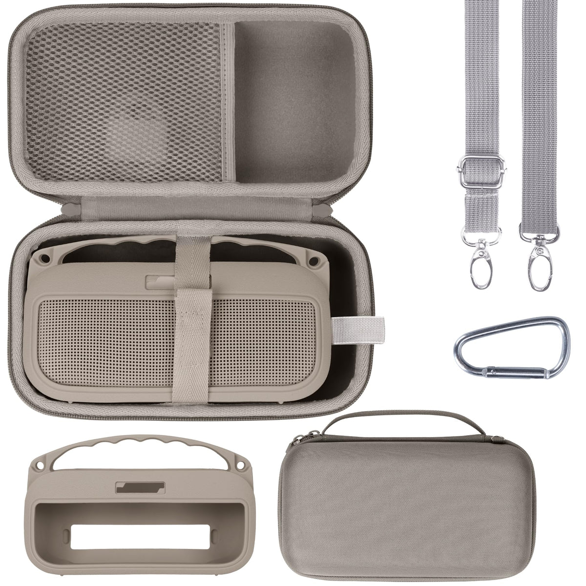 Lebakort sandstone silicone cover provides soft protection for Bose SoundLink Flex