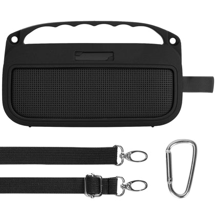 Lebakort silicone cover on Bose SoundLink Flex 2nd Gen offers soft protection against everyday bumps.