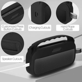 Lebakort silicone cover button cutouts provide full control access